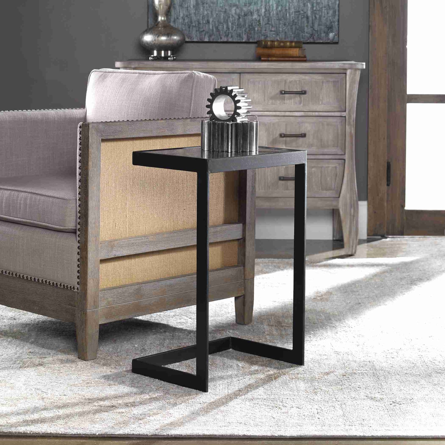 Uttermost Windell Cantilever Accent Table | Accent Tables | Modishstore - 2