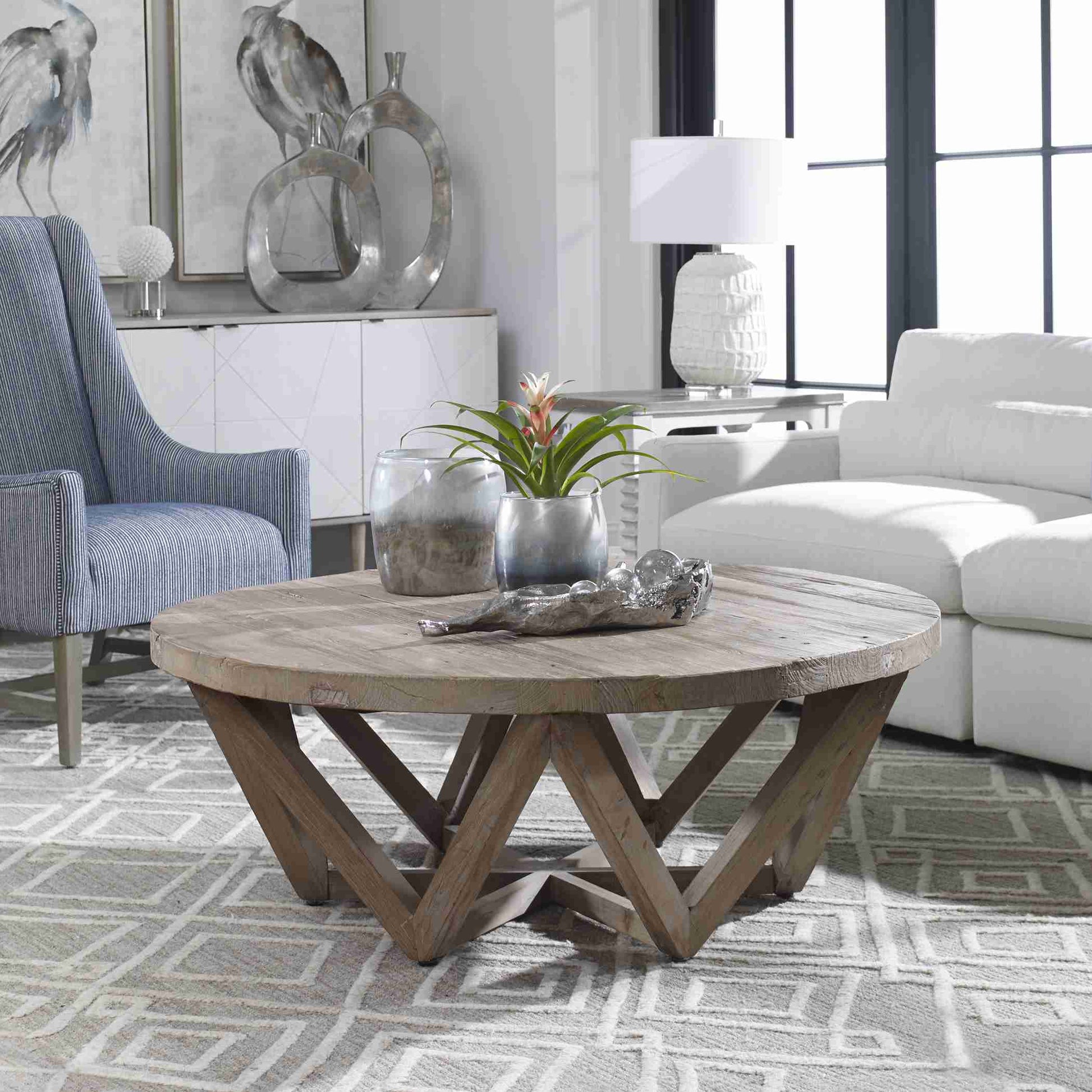 Uttermost Kendry Reclaimed Wood Coffee Table | Coffee Tables | Modishstore - 2