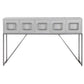 Uttermost Abaya White Console Table | Console Tables | Modishstore