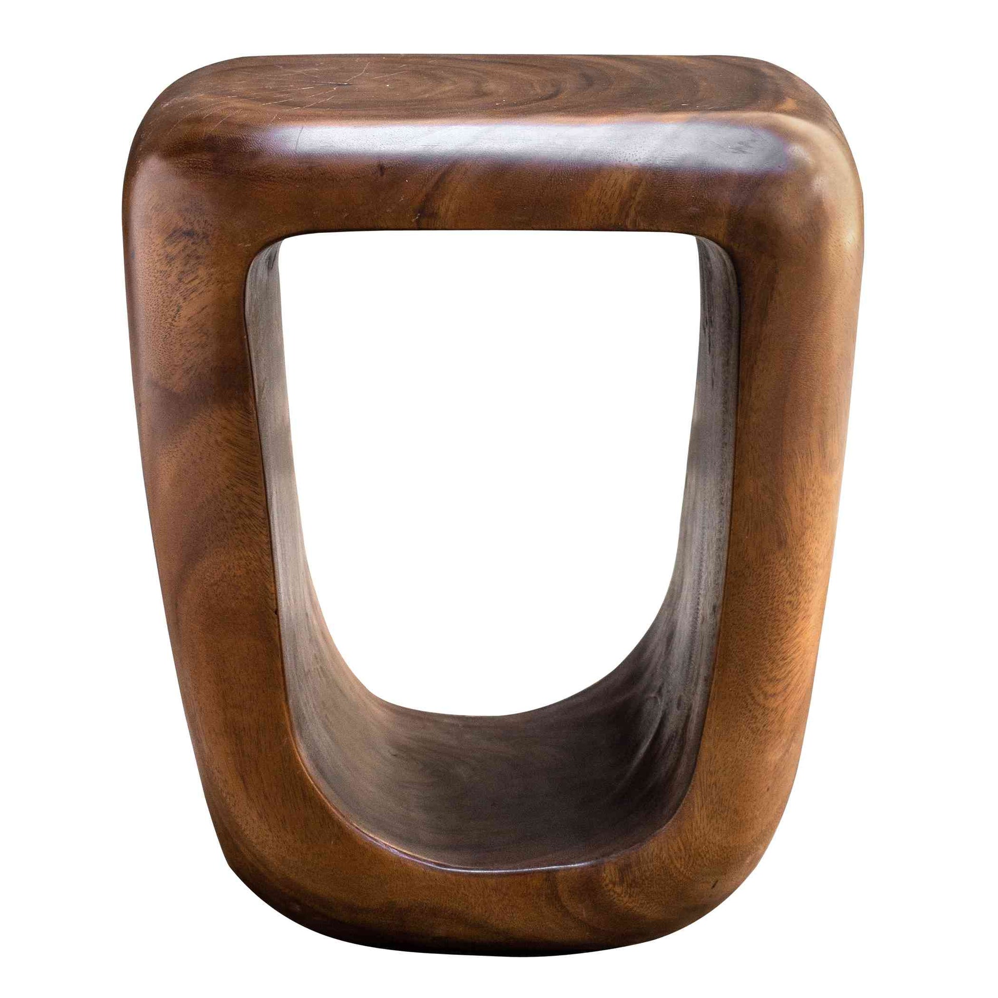 Uttermost Loophole Wooden Accent Stool | Stools | Modishstore - 2
