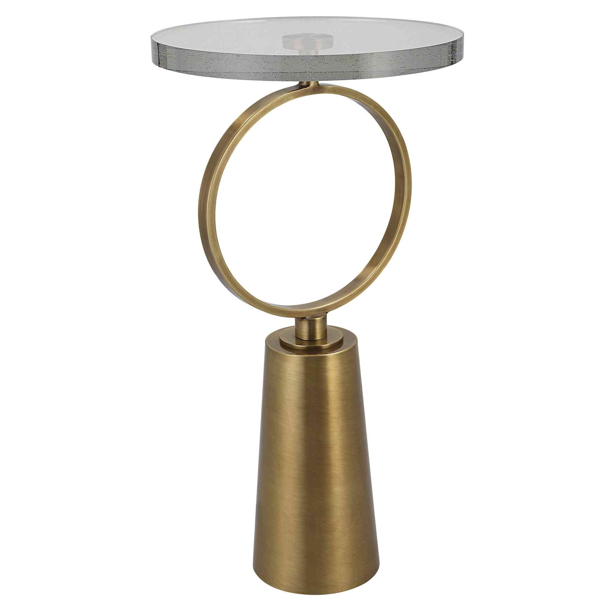 Uttermost Ringlet Brass Accent Table | Accent Tables | Modishstore - 4