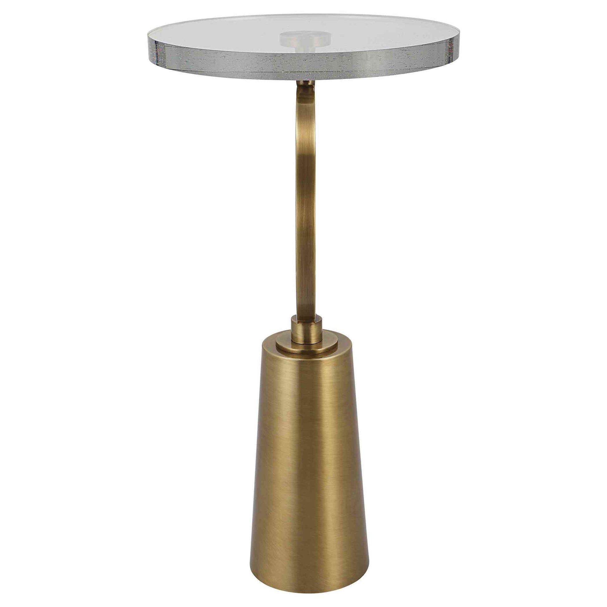 Uttermost Ringlet Brass Accent Table | Accent Tables | Modishstore - 2