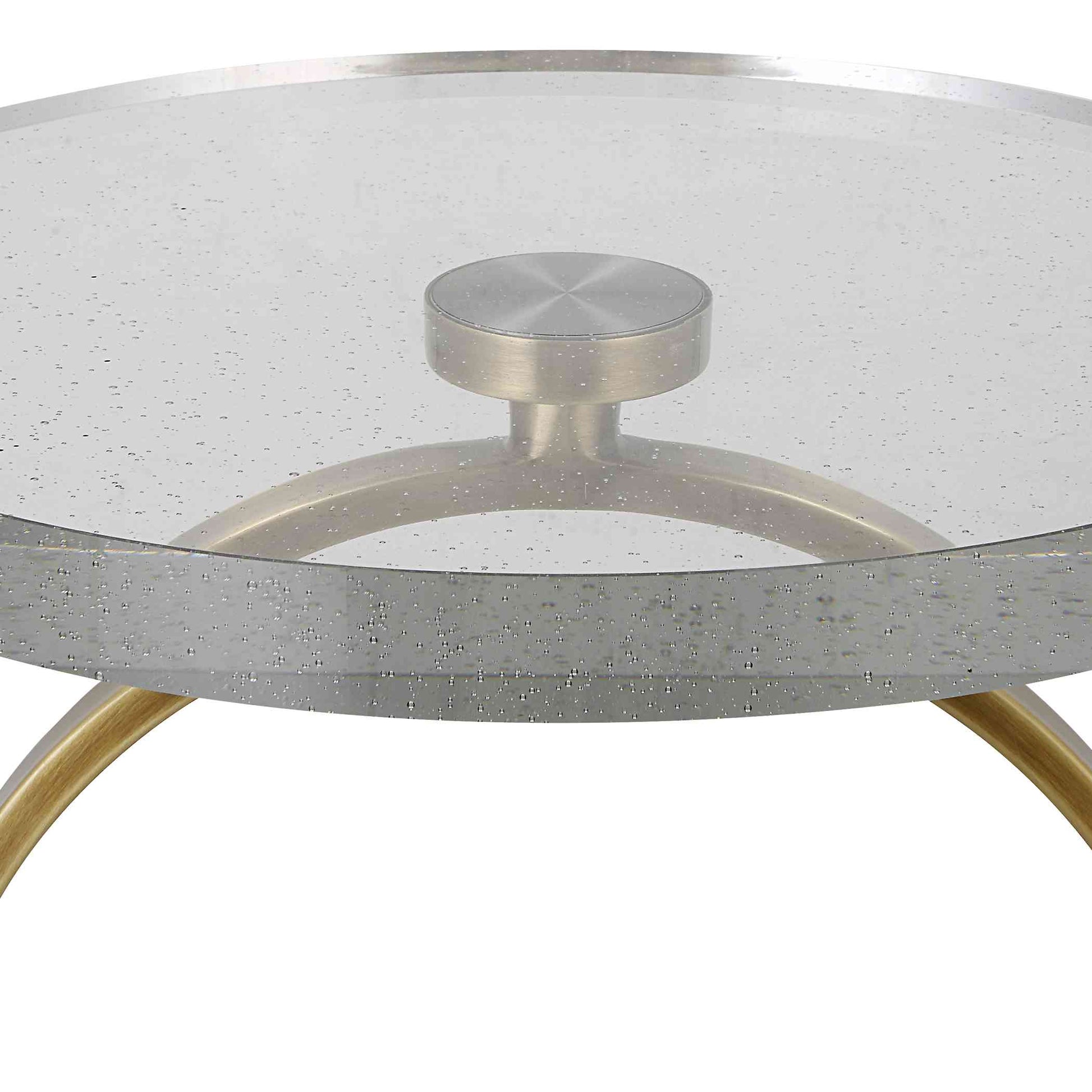 Uttermost Ringlet Brass Accent Table | Accent Tables | Modishstore - 5
