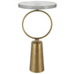 Uttermost Ringlet Brass Accent Table | Accent Tables | Modishstore