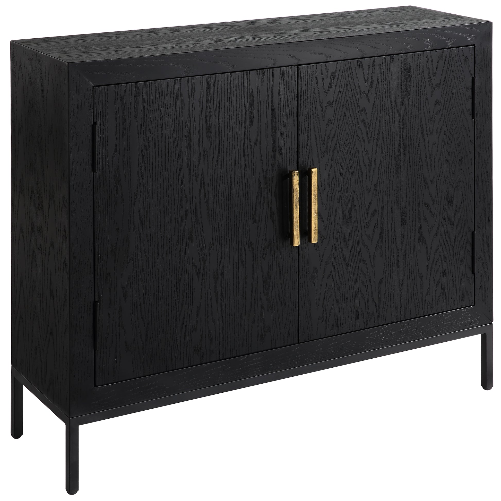 Uttermost Front Range Dark Oak 2 Door Cabinet | Cabinets | Modishstore - 5