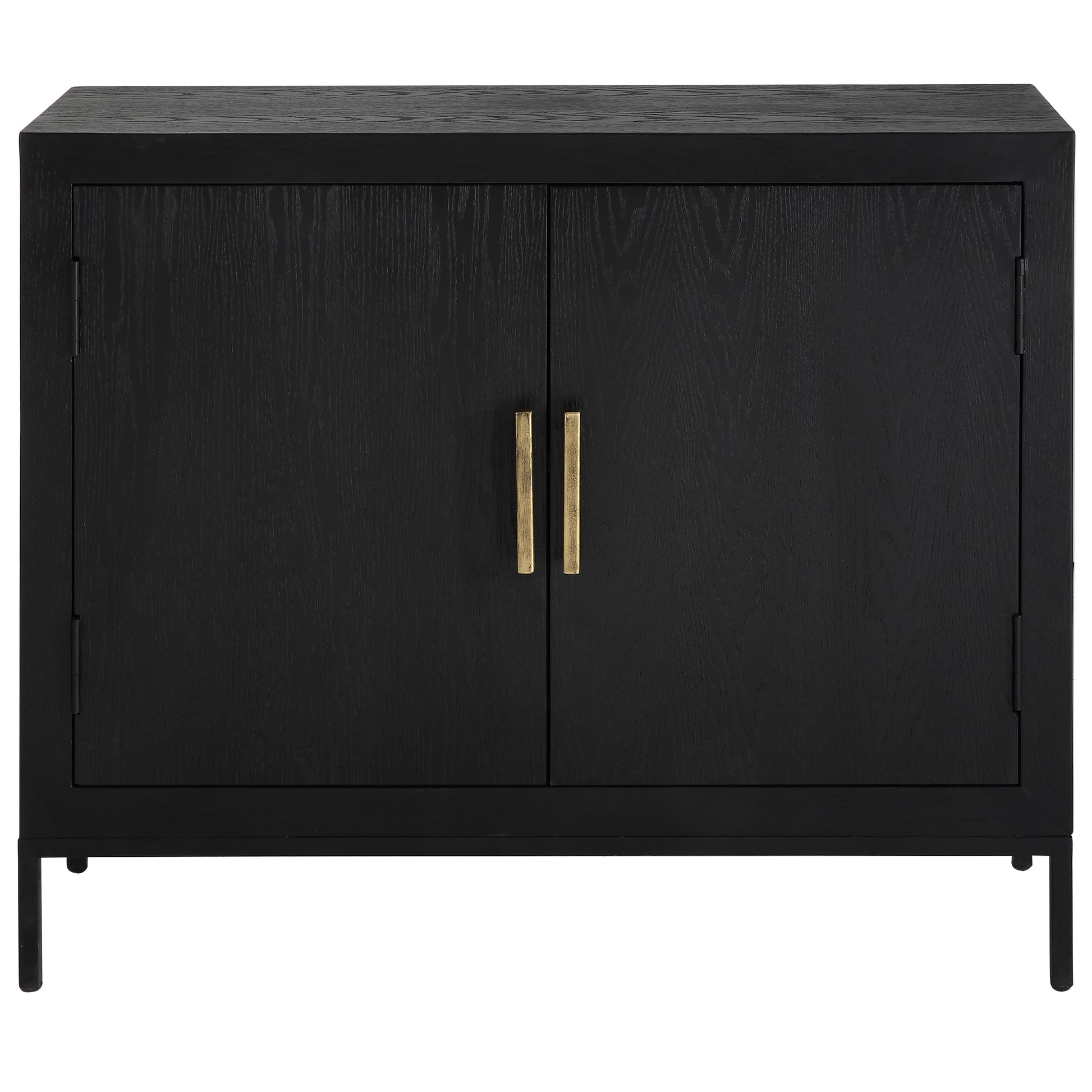 Uttermost Front Range Dark Oak 2 Door Cabinet | Cabinets | Modishstore - 2
