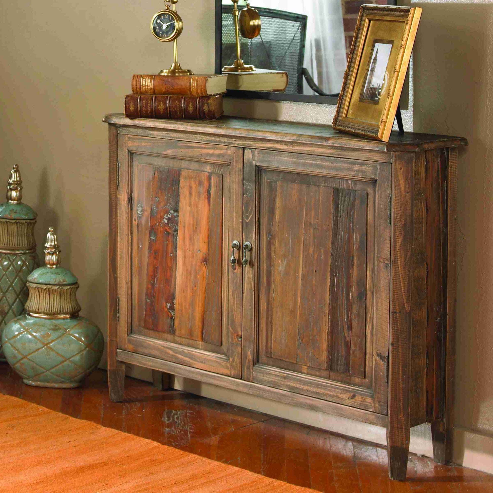 Uttermost Altair Reclaimed Wood Console Cabinet | Cabinets | Modishstore - 2