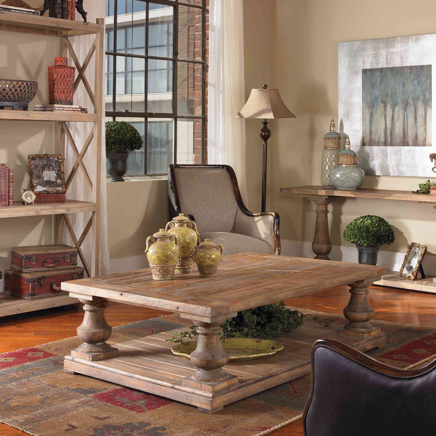 Uttermost Stratford Rustic Cocktail Table | Coffee Tables | Modishstore - 5