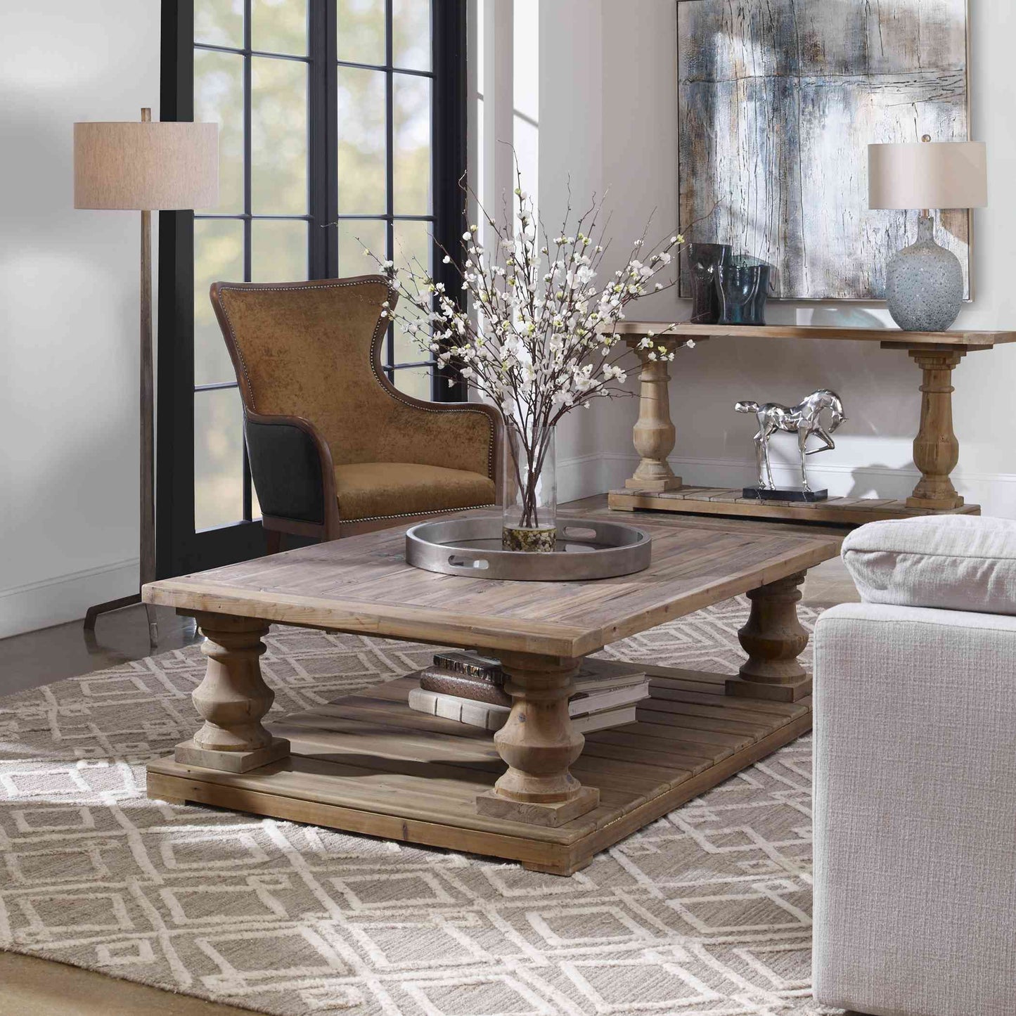 Uttermost Stratford Rustic Cocktail Table | Coffee Tables | Modishstore - 6