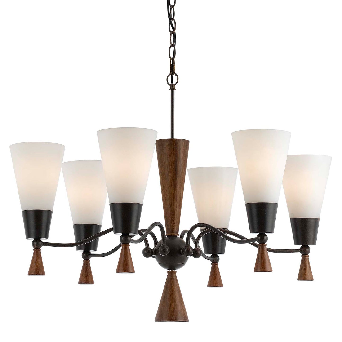 Cal Lighting FX-3528/6 60W X 6 Verona 6 Light Chandelier-2