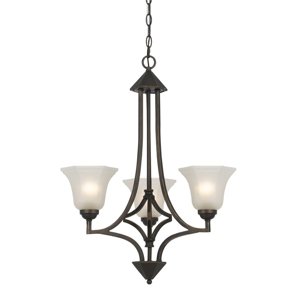 Cal Lighting FX-3551/3 60W X 3 Metal 3 Light Chandelier | Modishstore | Chandeliers