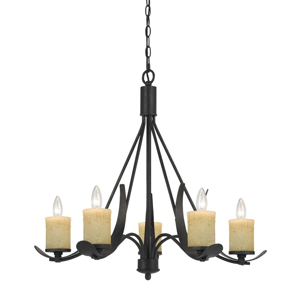 Cal Lighting FX-3561/5 5 Light Morelis Chandelier | Modishstore | Chandeliers