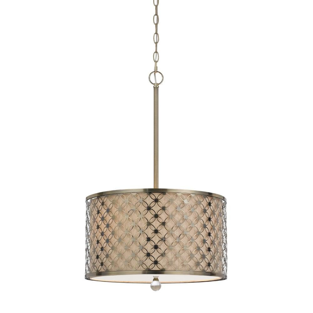 Cal Lighting FX-3596-1P 60W X 3 Myrtle Metal Pendant | Modishstore | Pendant Lamps