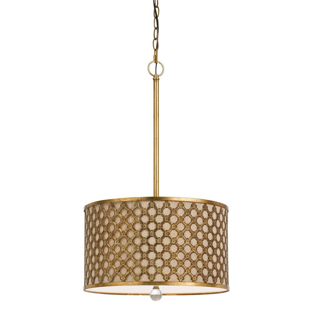 Cal Lighting FX-3597-1P 60W X 3 Fairview Metal Pendant | Modishstore | Pendant Lamps