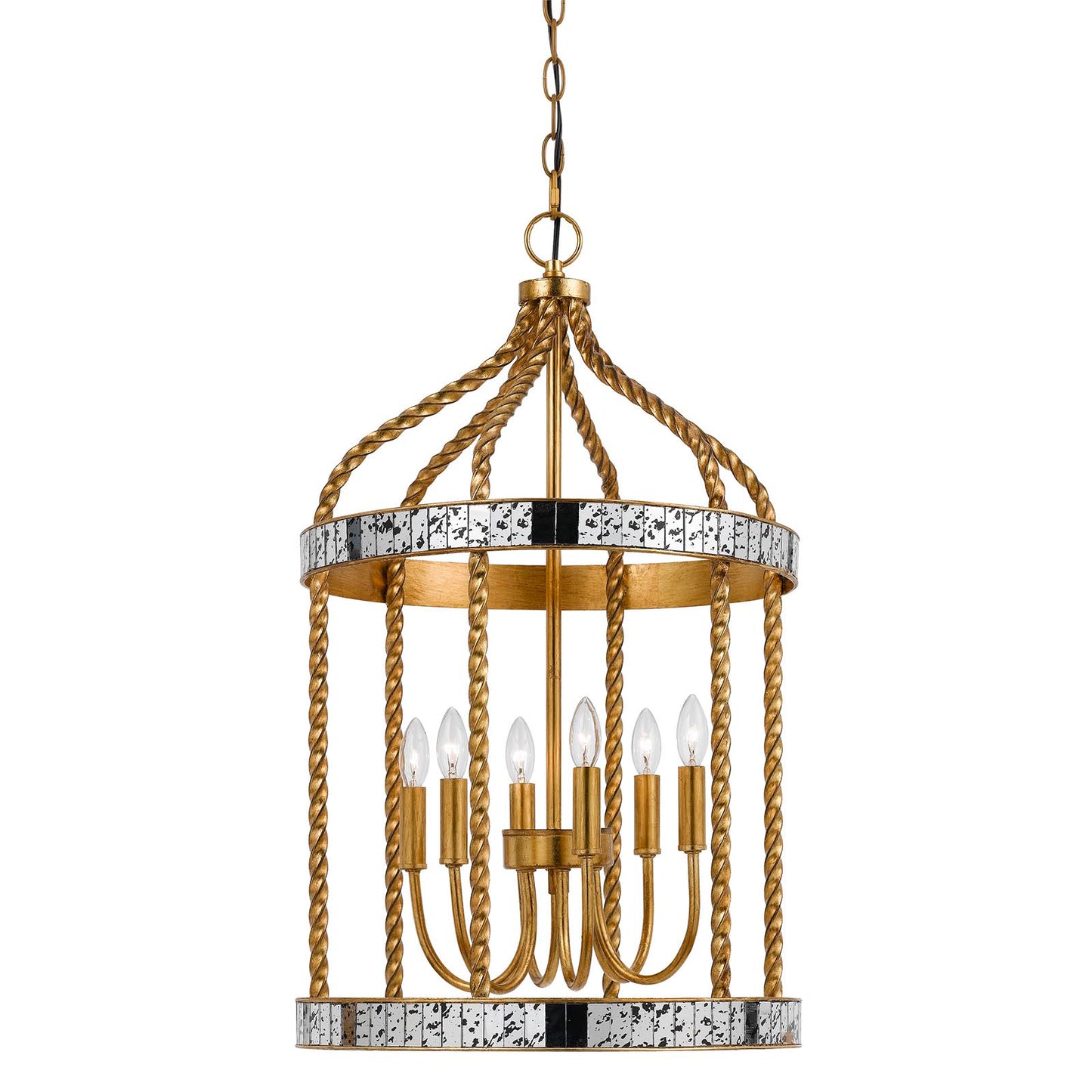 Cal Lighting FX-3599-6 40W X 6 Glenwood Pendant-2