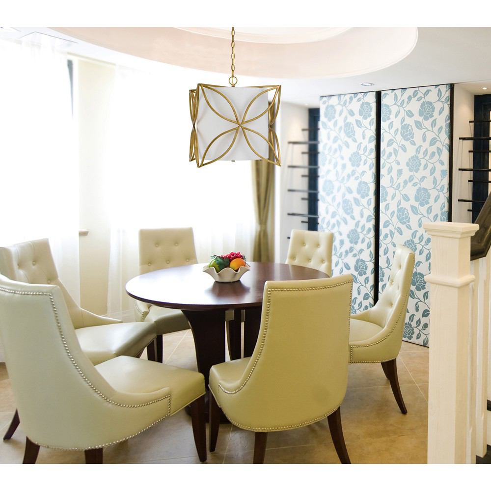 Cal Lighting FX-3602-3 60W X 3 Belton Metal Chandelier | Modishstore | Chandeliers