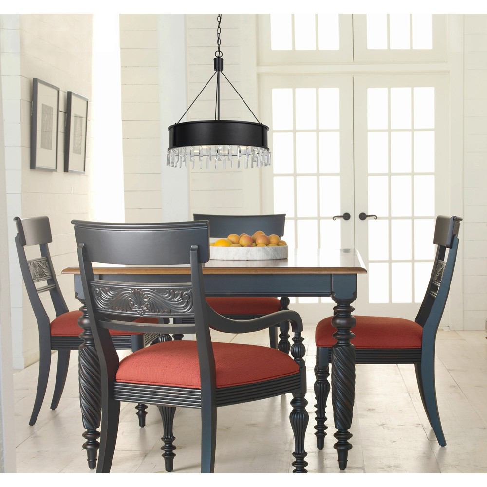 Cal Lighting FX-3611-4 60W X 4 Roby Metal Chandelier | Modishstore | Chandeliers