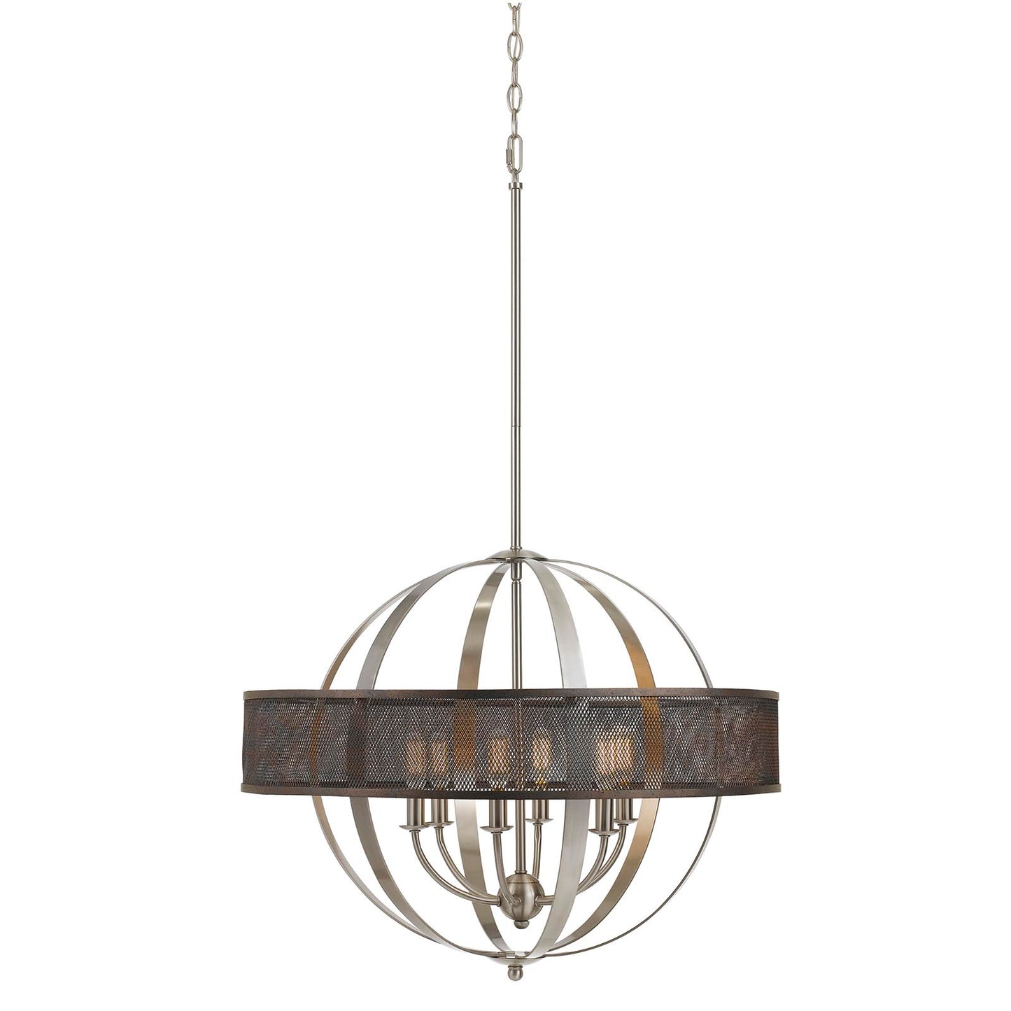 Cal Lighting FX-3622-6 60W X 6 Willow Chandelier-2
