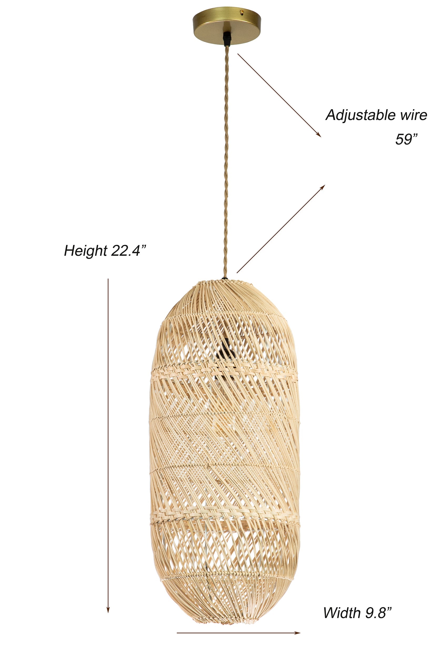 Ele Boho Large Pendant Light By Ele Light & Decor | Pendant Lamps |  Modishstore  - 5