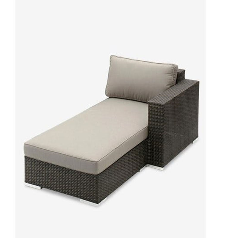 (LS) Pisa Lounger Left Arm-Prussian Dark Bronze by Jeffan | Outdoor Sofas, Loveseats & Sectionals | Modishstore