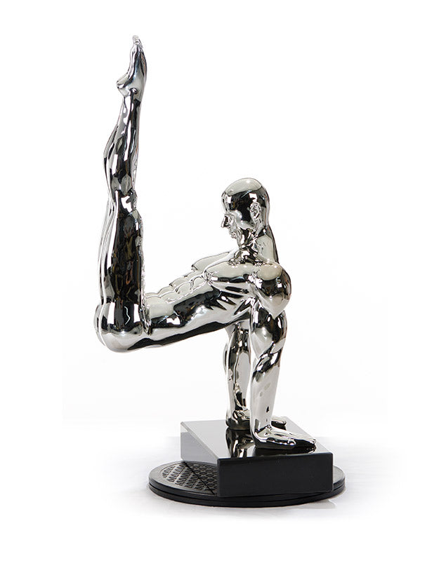 Modrest SZ0173 - Modern Silver Gymnast-B Sculpture-3