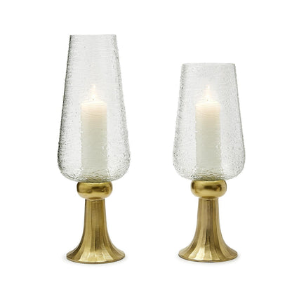 Glass Candleholder Set Of 2 By Tozai Home | Candle Holders | Modishstore