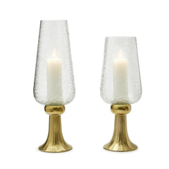 Glass Candleholder Set Of 2 By Tozai Home