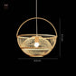 Bamboo Wicker Rattan Basket Lampshade Pendant Lighting By Artisan Living-7