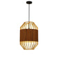 Bamboo Wicker Rattan Cage Shade Pendant Lights by Artisan Living-6