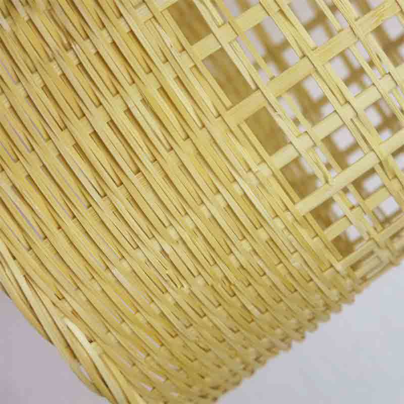 Long Wicker Rattan Lantern Shade Pendant Light By Artisan Living-7
