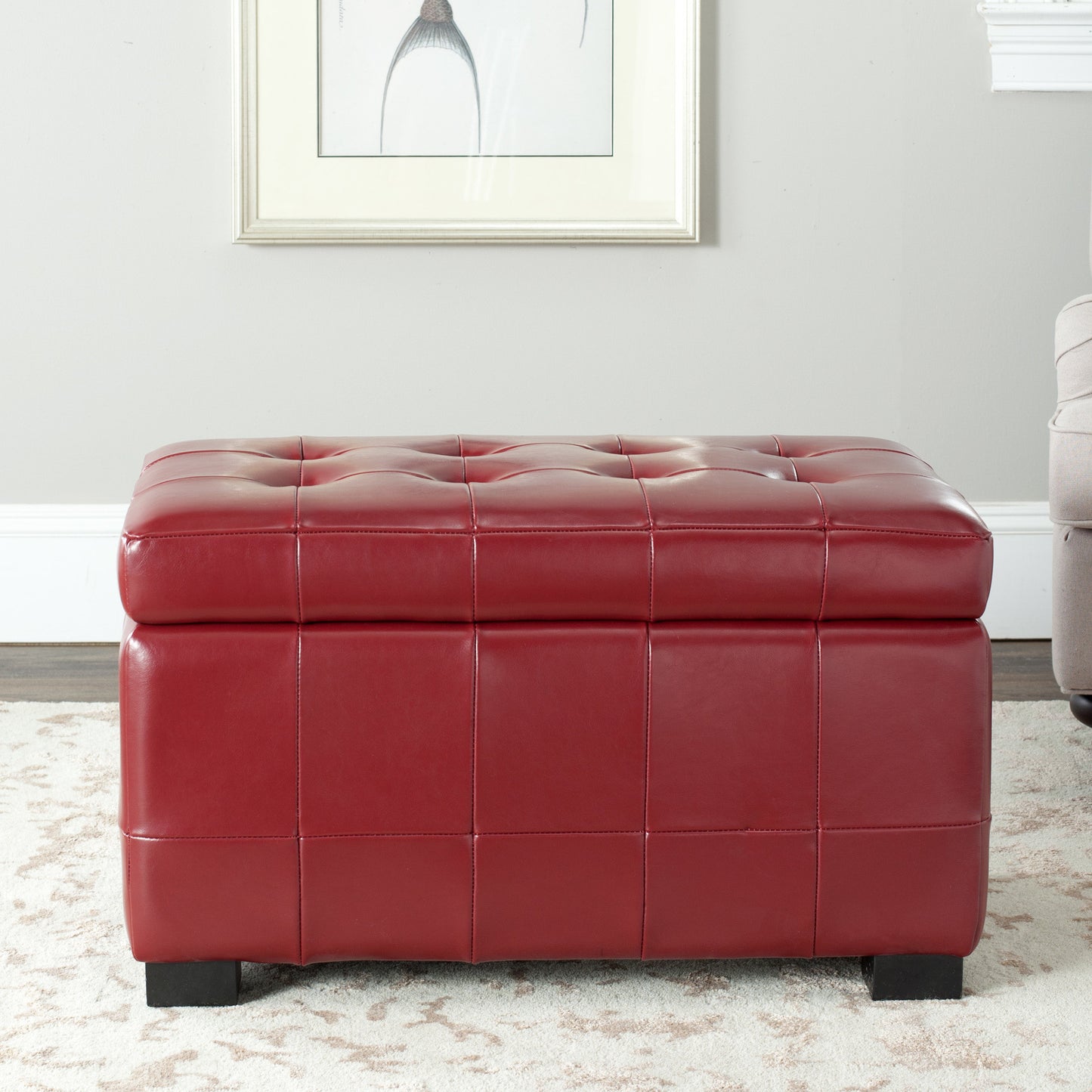 Safavieh Small Manhattan Storage Bench | Benches | Modishstore - 51