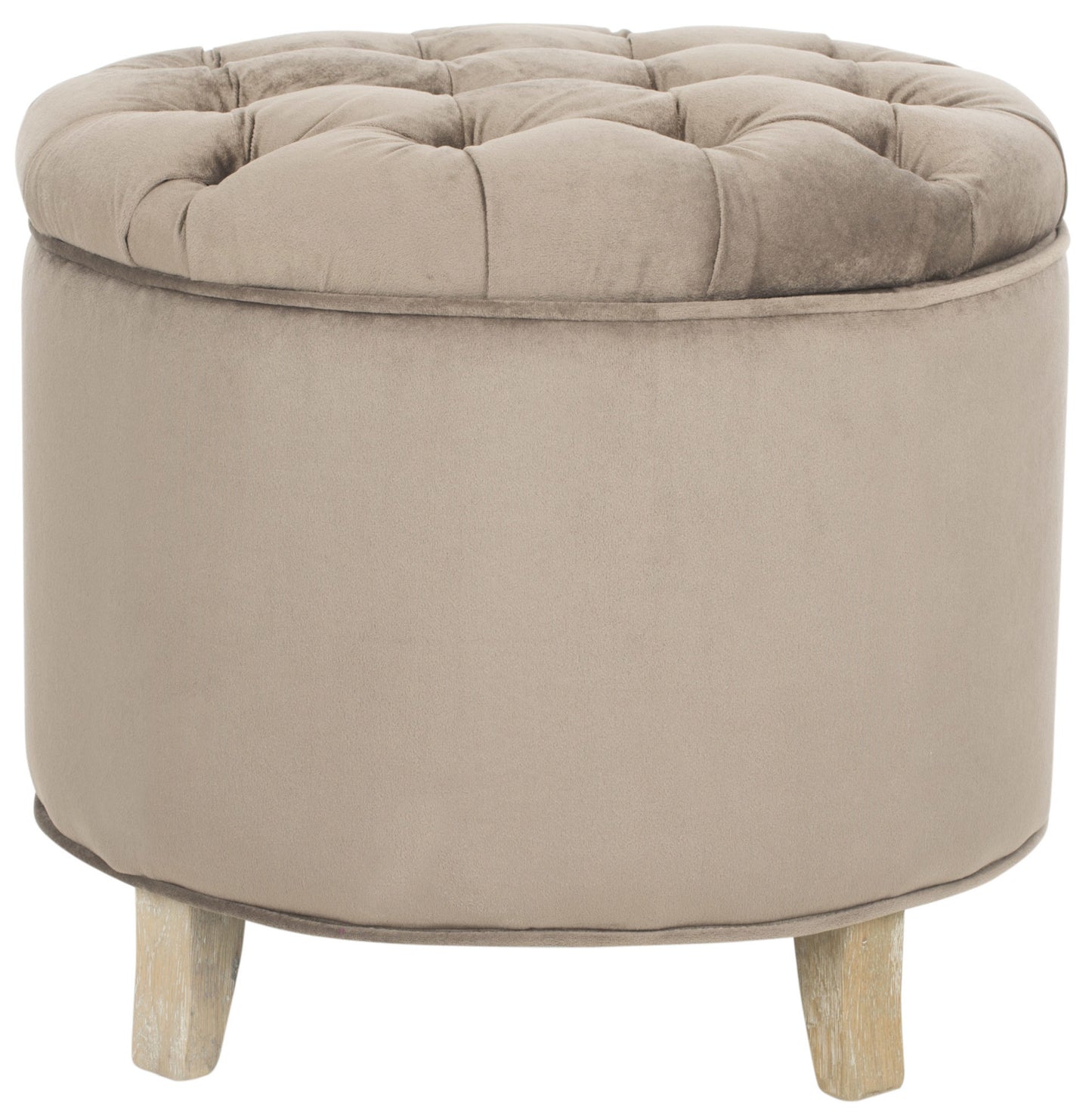 Safavieh Amelia Tufted Storage Ottoman | Ottomans | Modishstore - 85