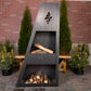 Napa East Flame King Outdoor Fireplace
