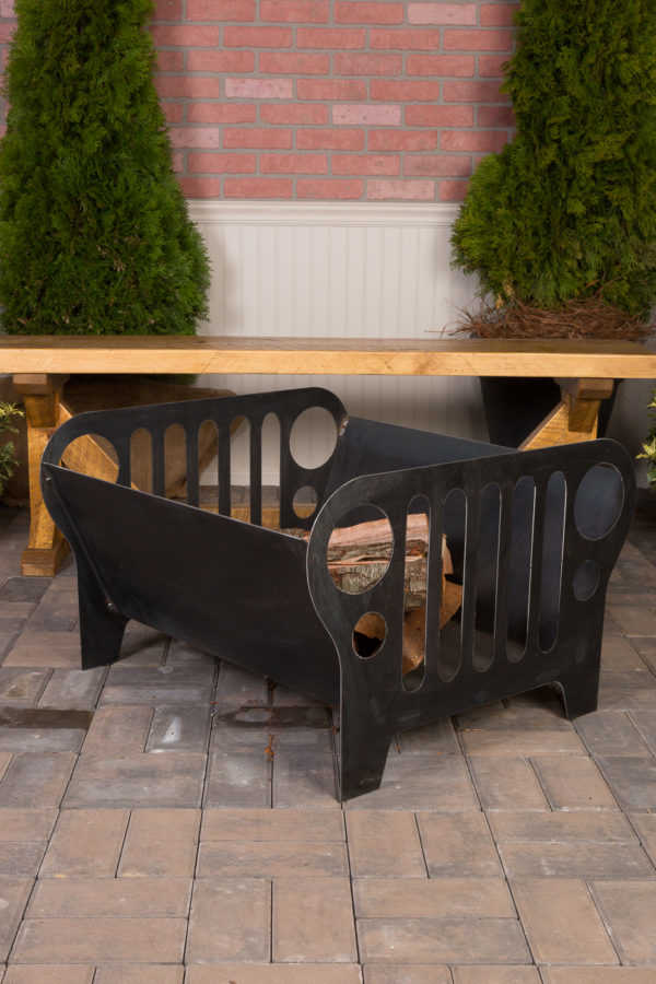 Napa East Flaming Jeep Steel Fire Pit
