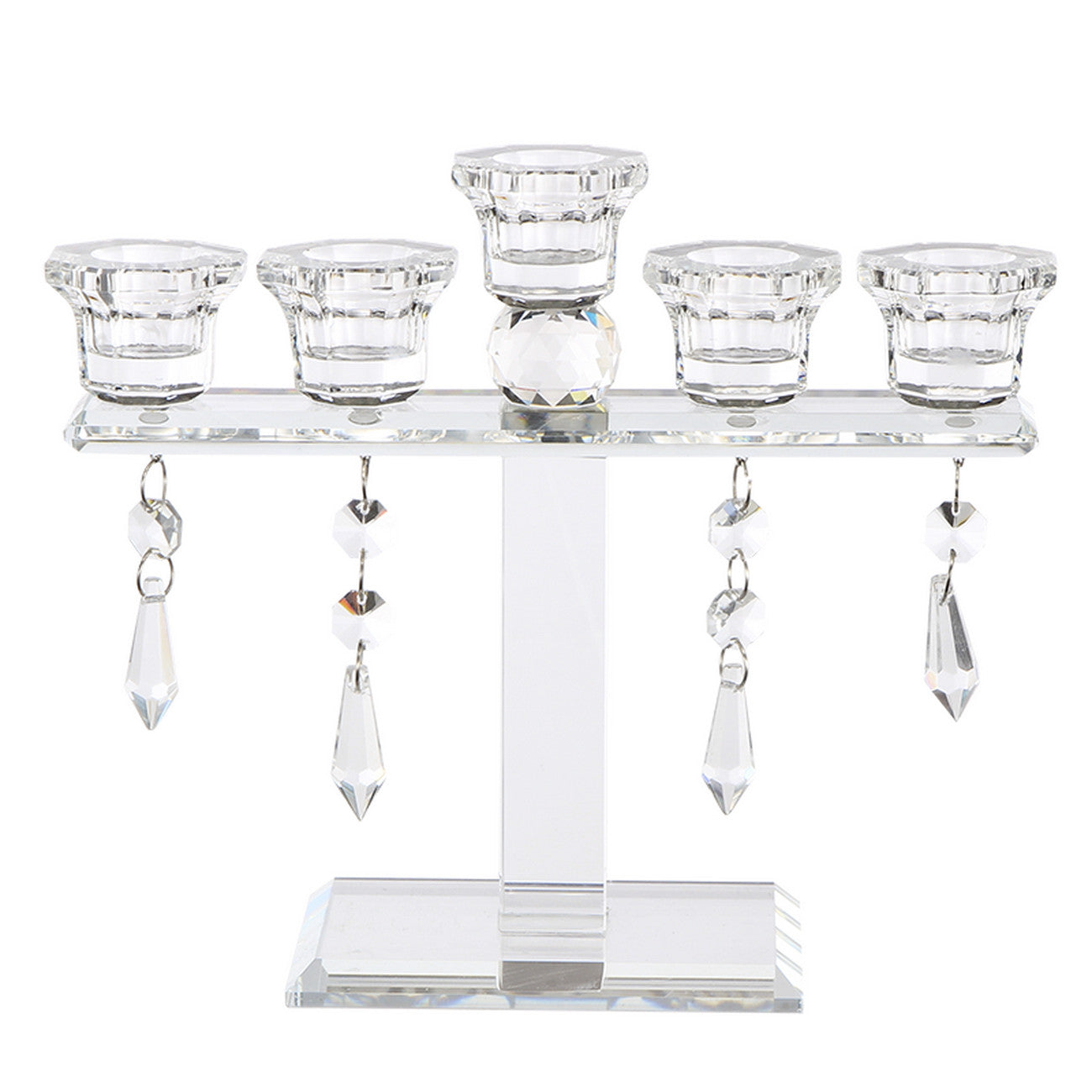 A&B Home Society Chic 5-Arm Candelabra - Set Of 2 | Candelabra | Modishstore