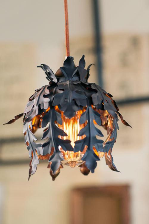 Vagabond Vintage Gold Leafed Pendant Lamp III | Modishstore | Pendant Lamps