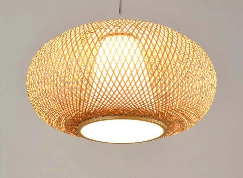 Bamboo Woven Pendant Lamp-12