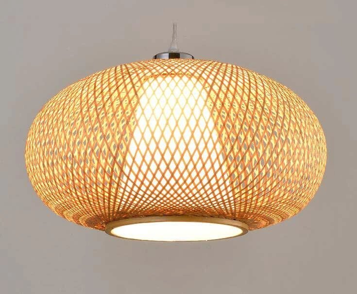 Bamboo Woven Pendant Lamp-9