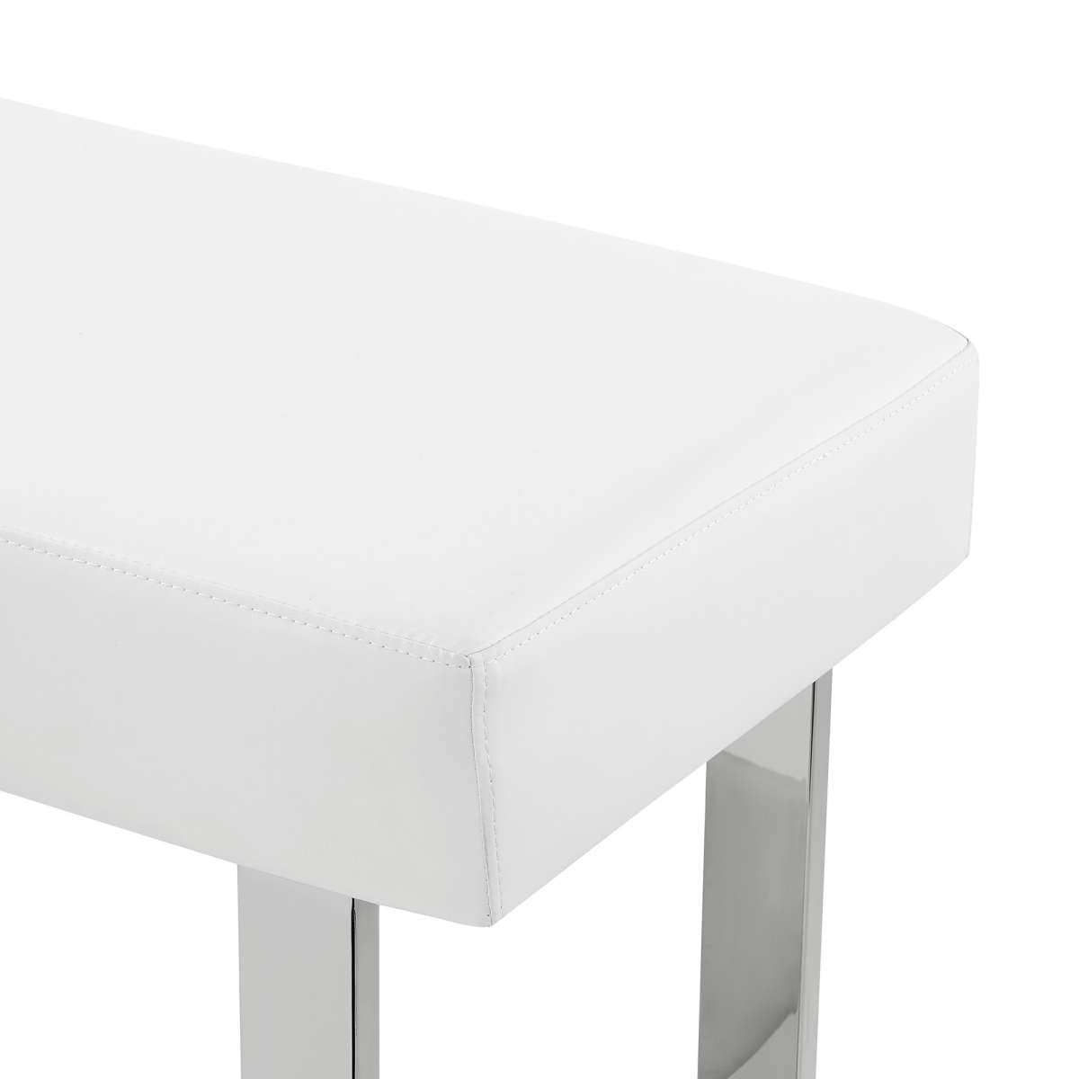 Amanda White Bench By Armen Living | Benches | Modishstore - 5
