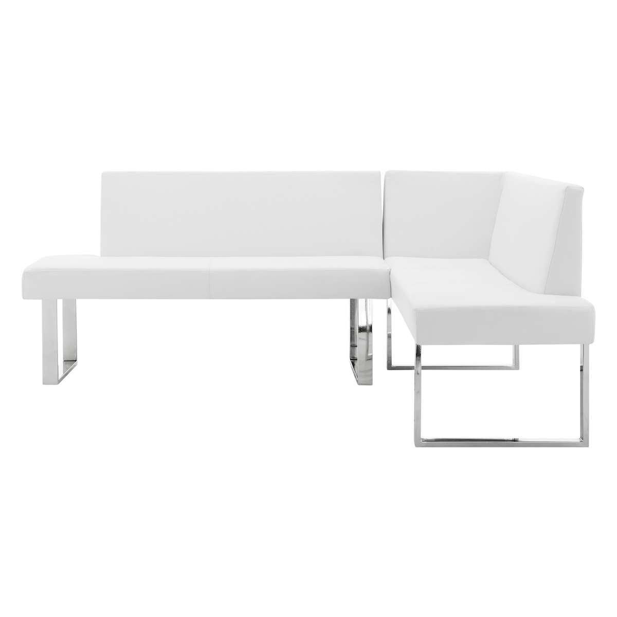 Amanda White Corner Sofa By Armen Living | Sofas | Modishstore - 8