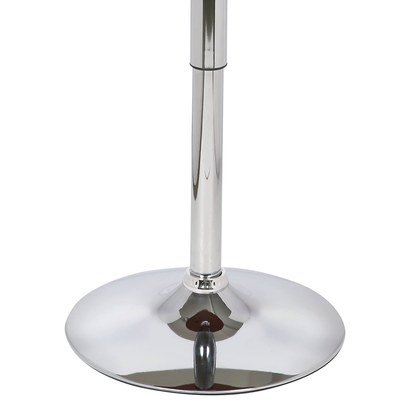 Bentley Adjustable Pub Table in Walnut Wood and Chrome finish By Armen Living | Bar Tables | Modishstore - 5