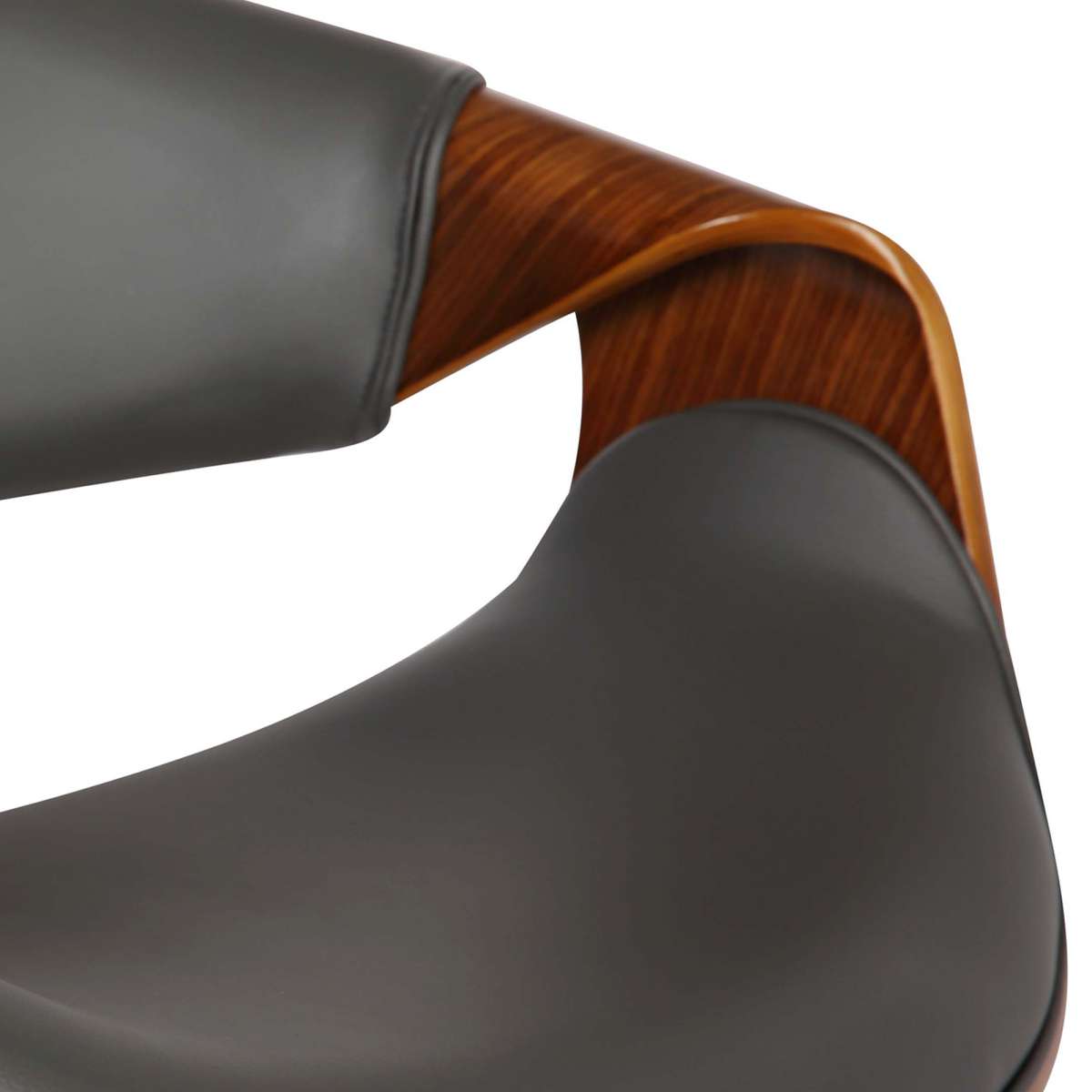 Butterfly Adjustable Height Swivel Black Bar Stool By Armen Living | Bar Stools | Modishstore - 12