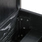 Carnaby King Platform Bed Frame in Black Brushed Oak Wood By Armen Living | Beds | Modishstore - 11