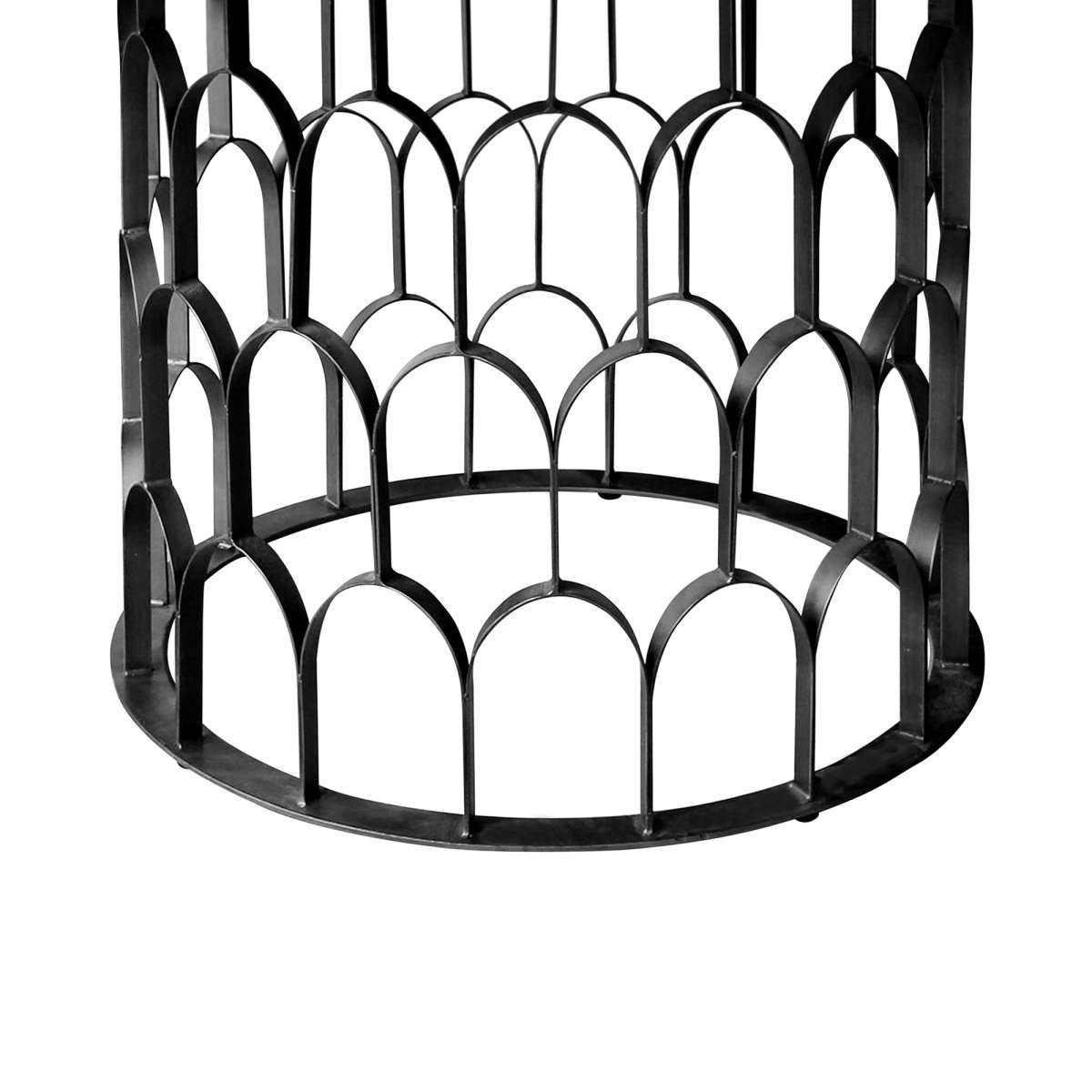 Gatsby Concrete and Metal Round Dining Table By Armen Living | Dining Tables | Modishstore - 4