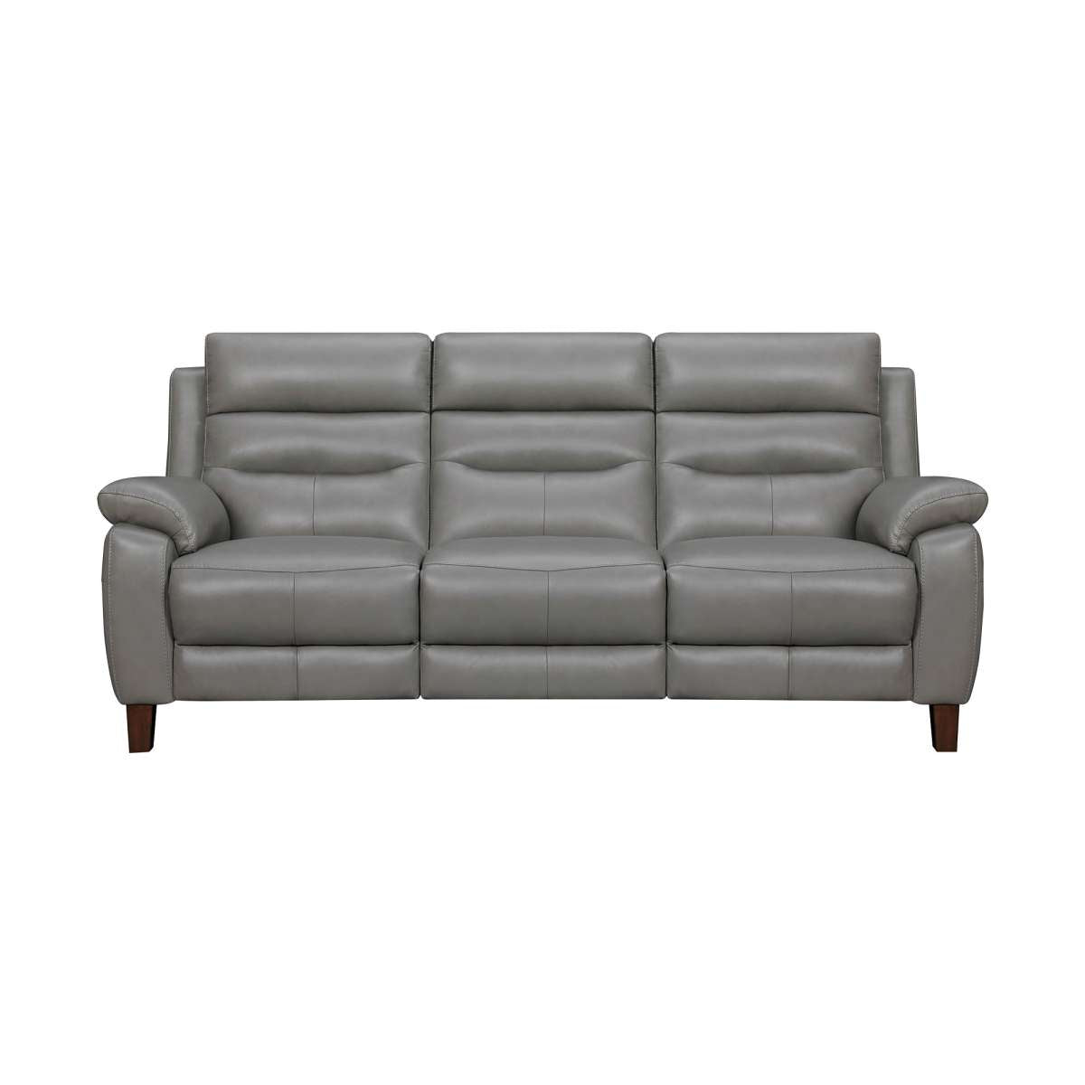 Hayward 82" Dove Gray Genuine Leather Power Reclining Sofa By Armen Living | Sofas | Modishstore - 24