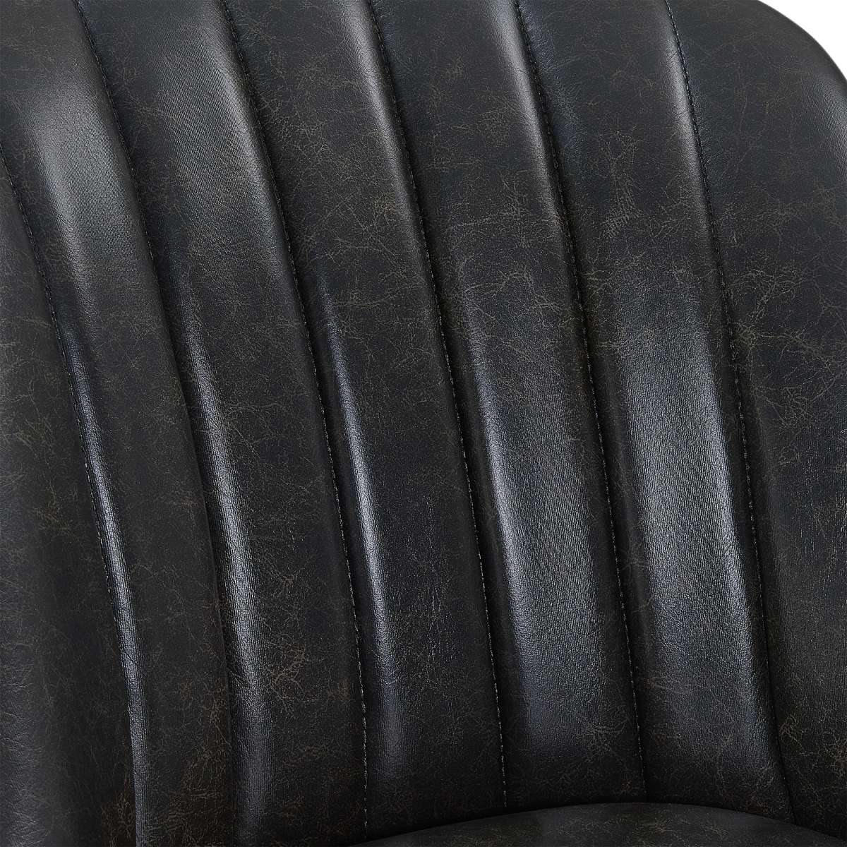 Journey 26" Counter Height Swivel Brown Onyx Faux Leather and American Grey Wood Bar Stool By Armen Living | Bar Stools | Modishstore - 8