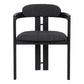 Jazmin Contemporary Dining Chair in Black Set of 2 By Armen Living | Dining Chairs | Modishstore - 2