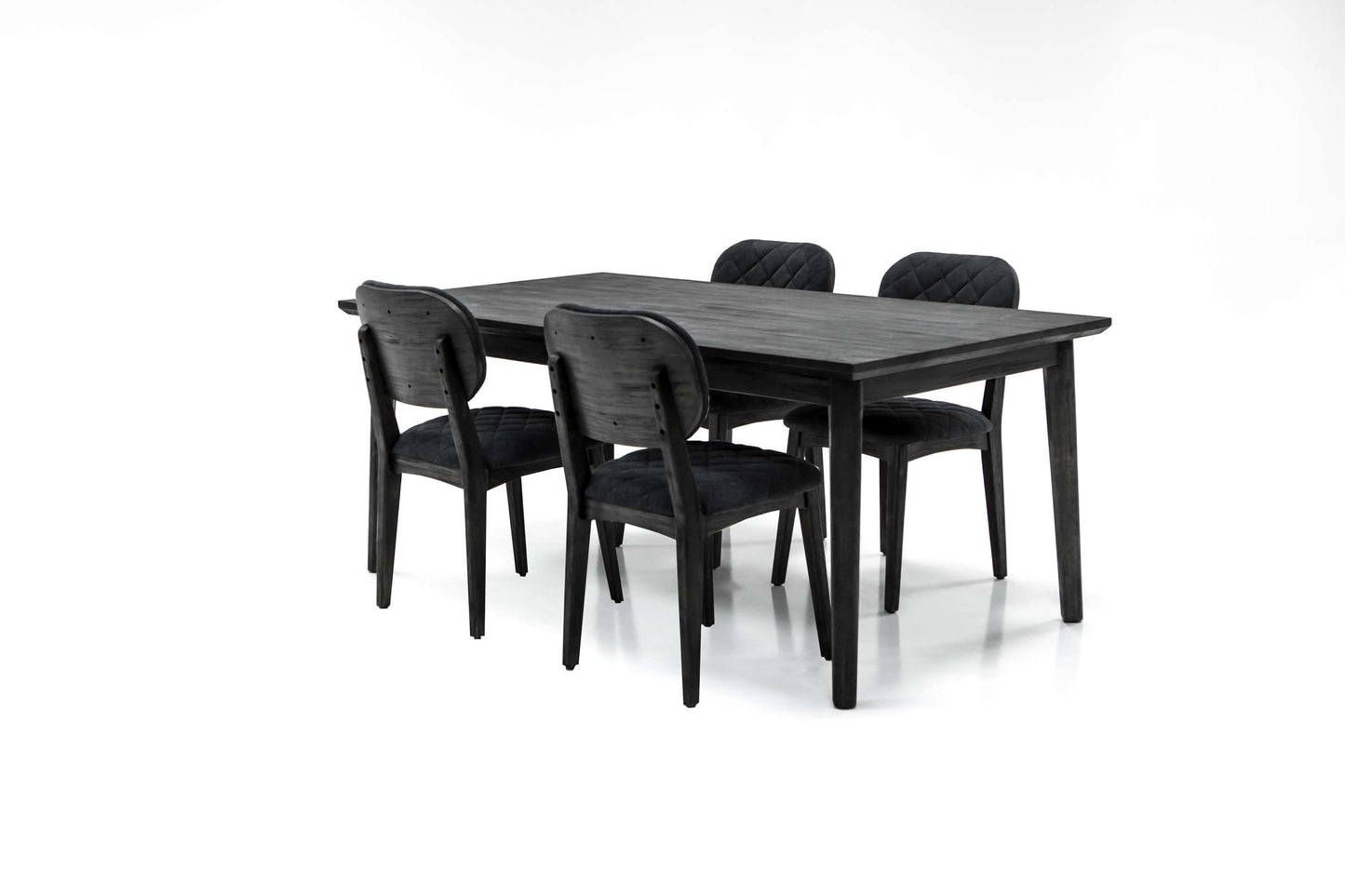 Katelyn Midnight Open Back Dining Chair - Set of 2 By Armen Living | Dining Chairs | Modishstore - 7