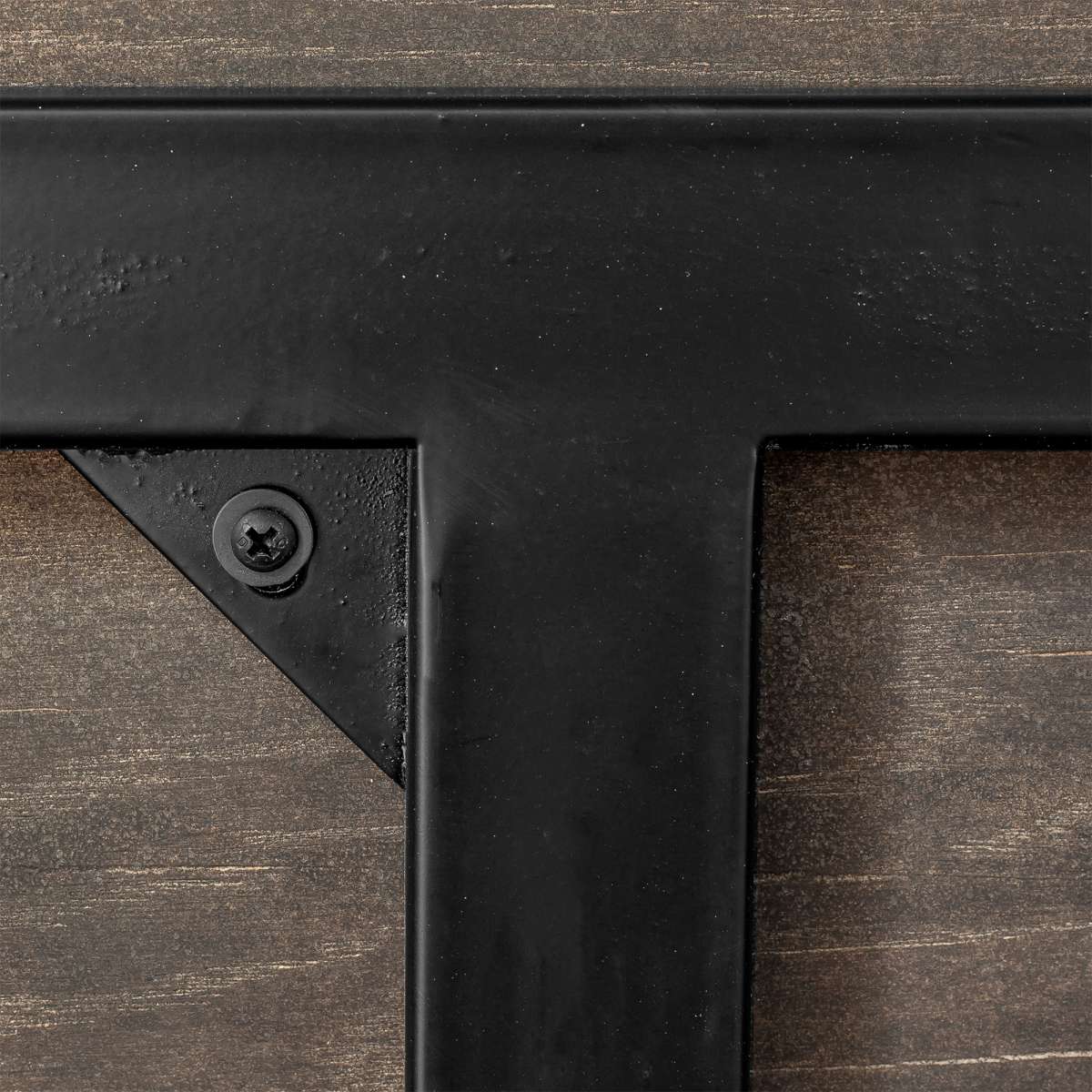 Nevada Rustic Oak Wood Trestle Base Dining Table in Balsamico By Armen Living | Dining Tables | Modishstore - 15