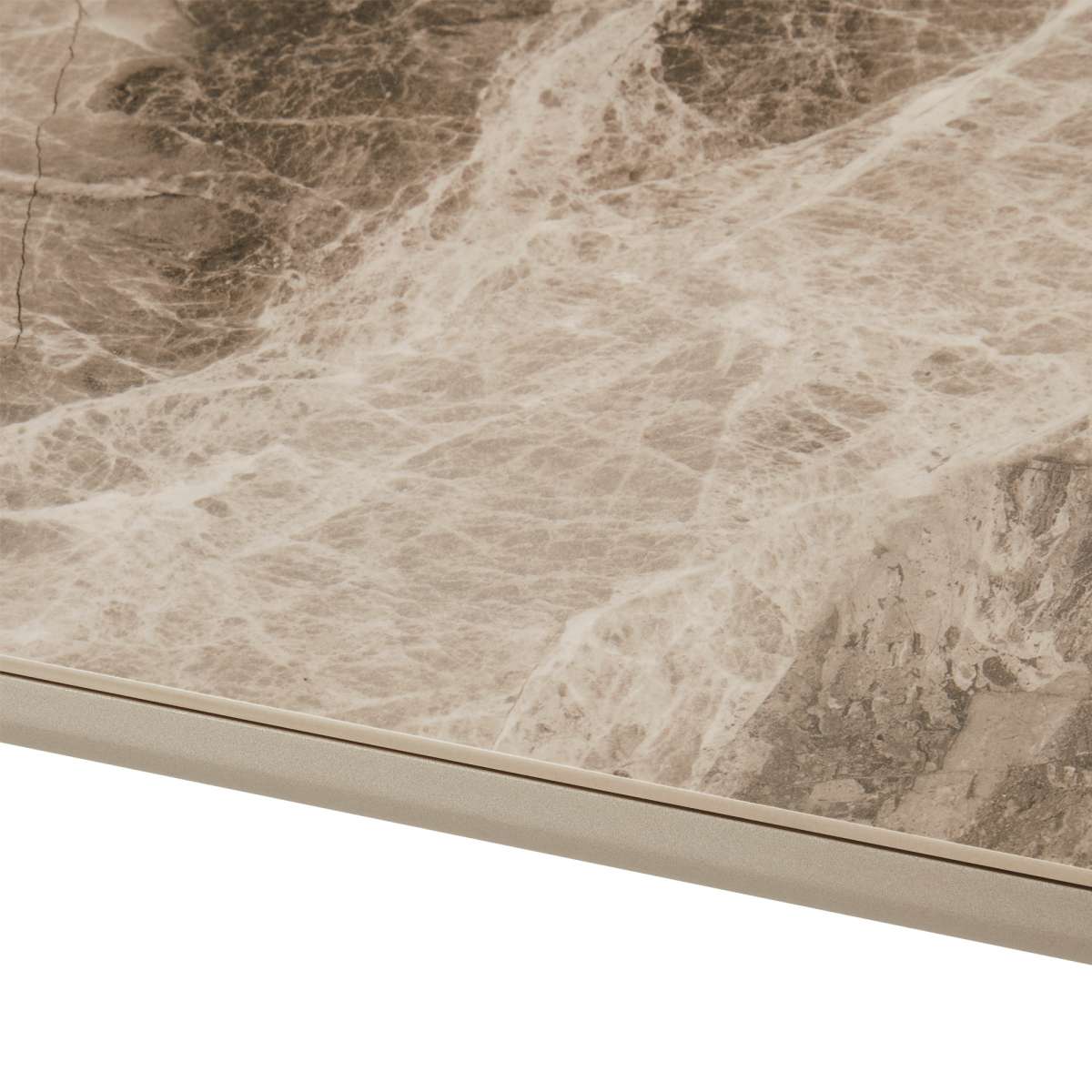 Otello Ceramic and Metal Rectangular Dining Room Table By Armen Living | Dining Tables | Modishstore - 4